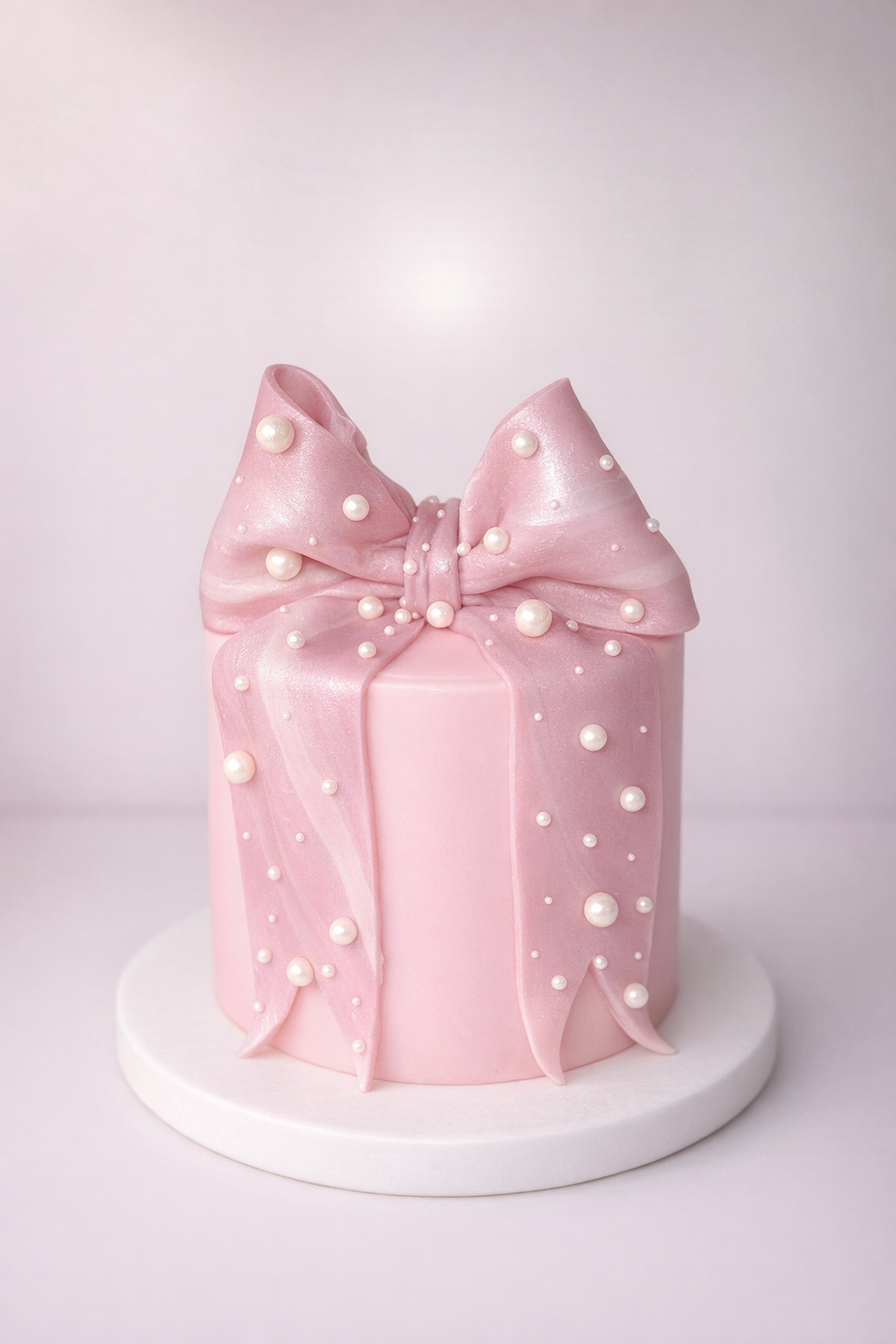 Big Pearl Bow Cake
