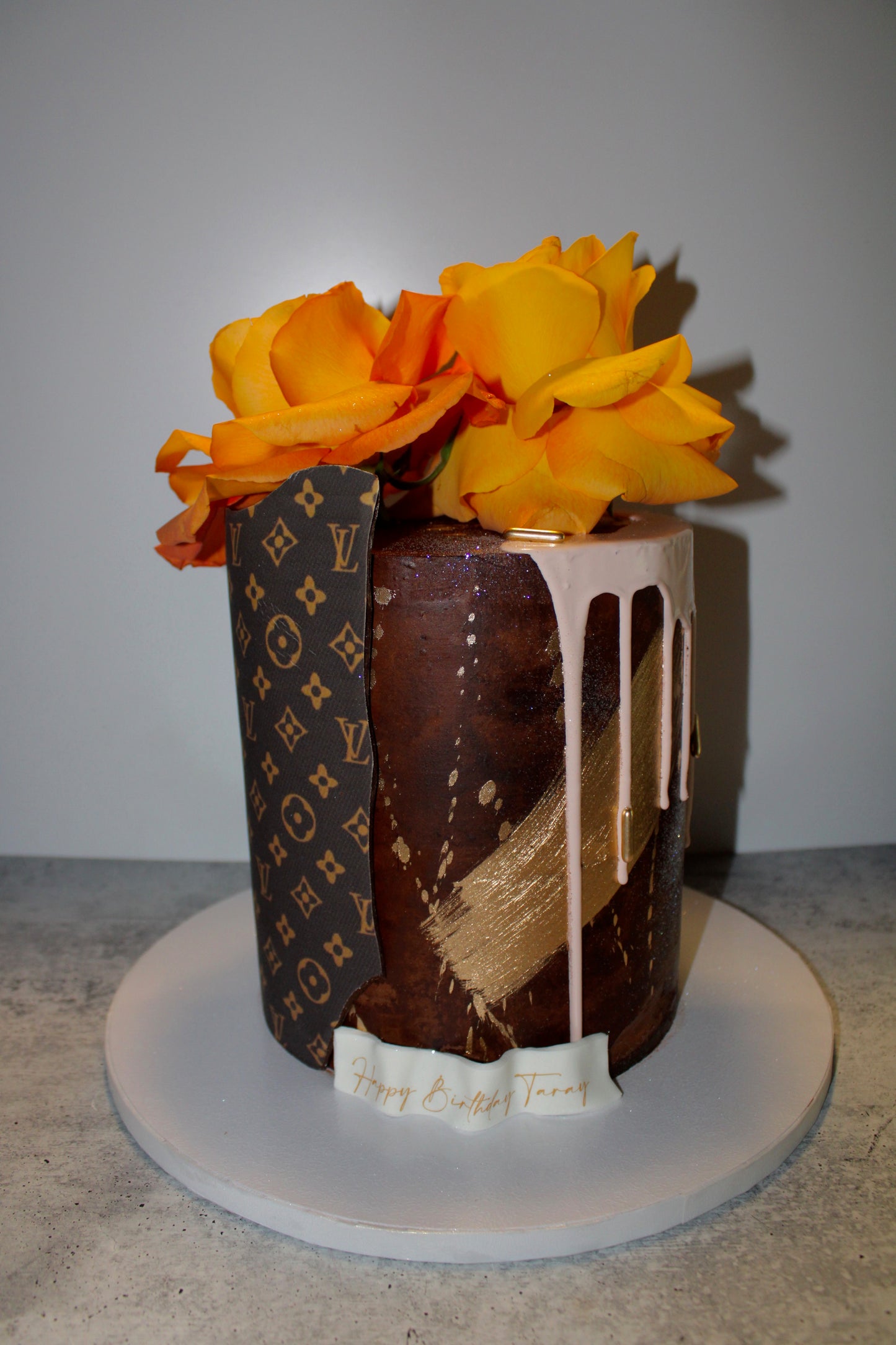 The Couture Rose Wrap Cake