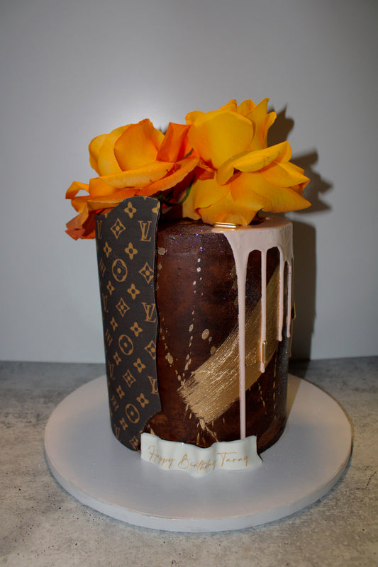 The Couture Rose Wrap Cake