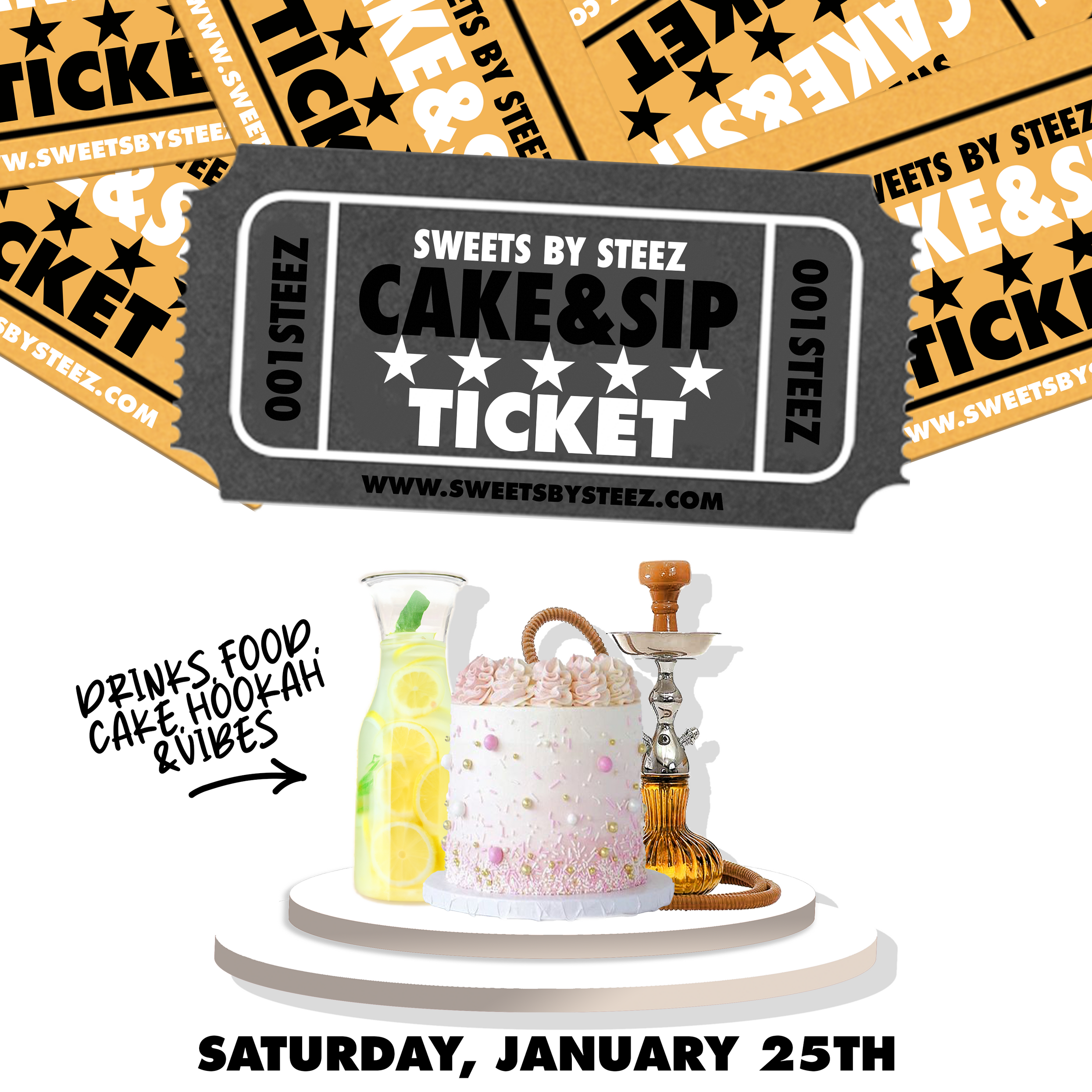 CAKE AND SIP JANUARY 25TH