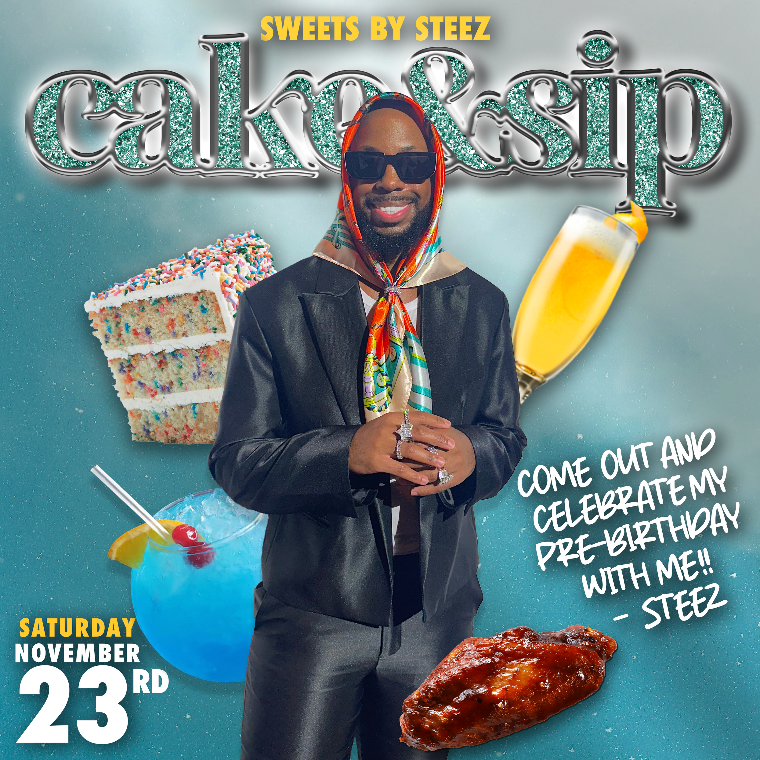 Cake & Sip November 23rd